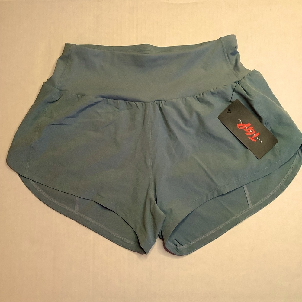 NWT THE GYM PEOPLE (TGP) Green Medium Exercise Athleisure Running  Yoga S…